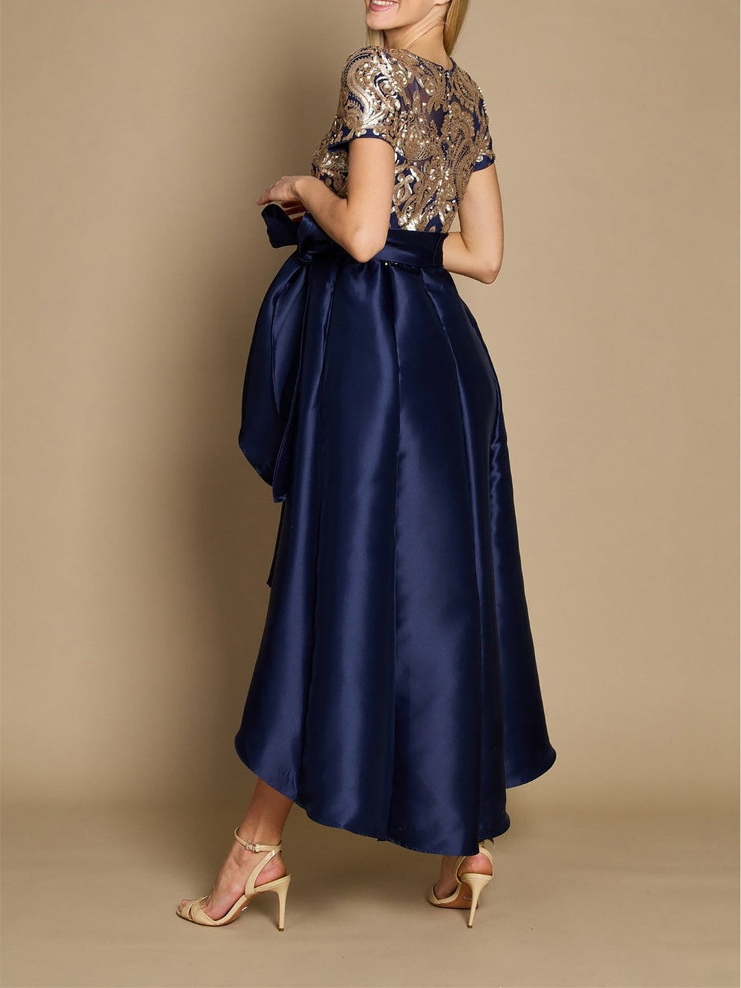 A-Line/Princess Asymmetrical Ankle Length Mother of the Bride Dress