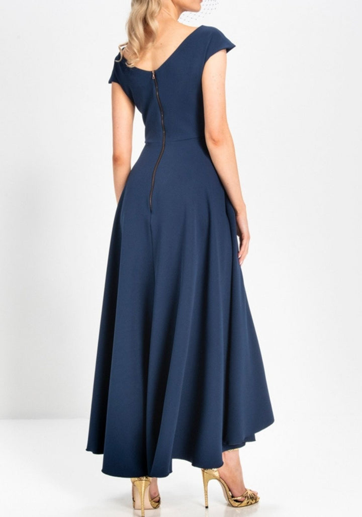 A-Line/Princess V-Neck Ankle-Length Bowknot Mother of the Bride Dresses with Cape
