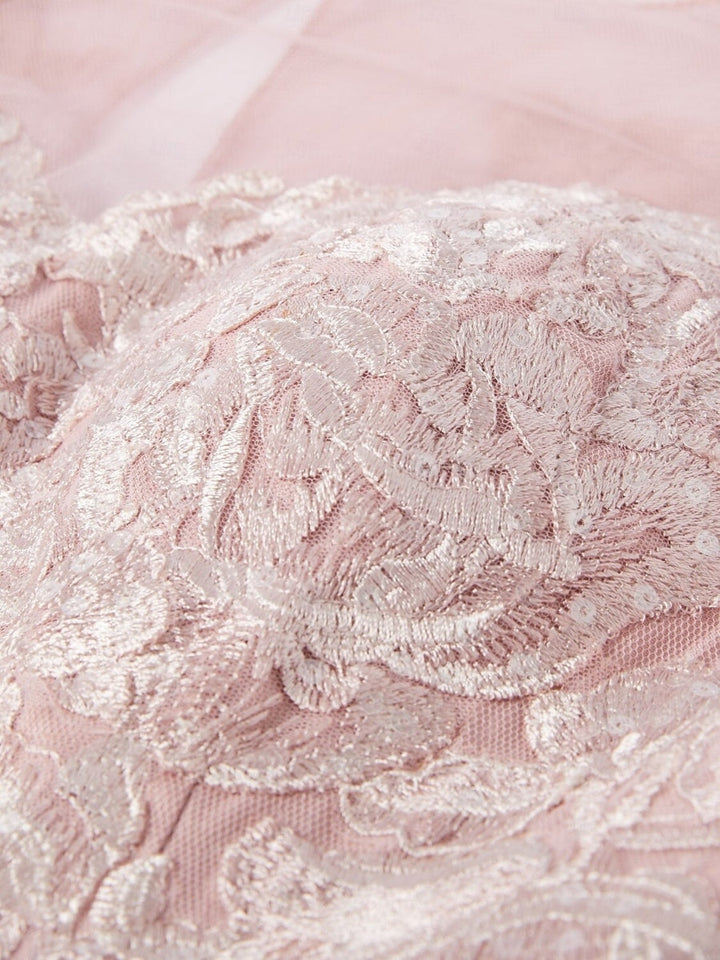 A-Line/Princess Scoop 3/4 Sleeves Lace Mother of the Bride Dresses Floor-Length Evening Dress Formal Dress