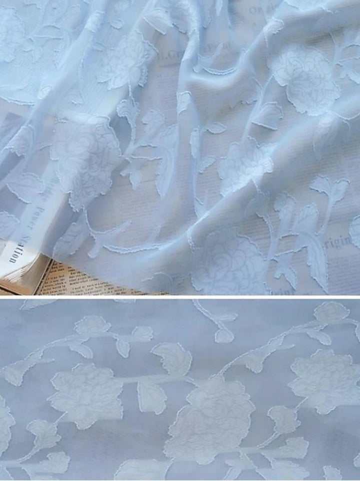 3 Pieces Suit A-Line/Princess Scoop Chiffon Mother of the Bride Dresses with Jacket Lace Floral Ankle-Length Long Sleeves