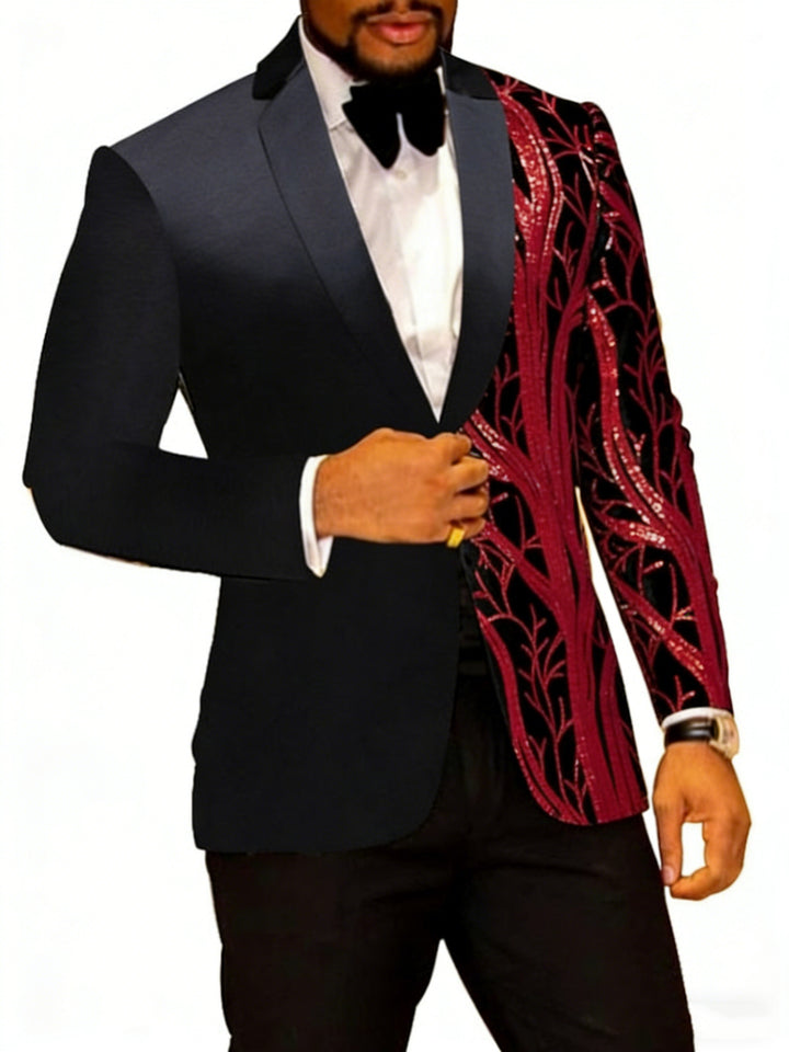 Men's Standard Fit Single Breasted One-button 2 Pieces Party Suits
