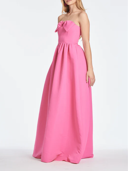 A Line/Princess Strapless Floor-Length Mother of the Bride Dresses