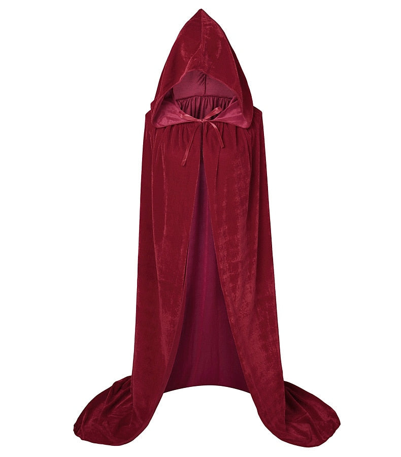 Solid Colour Witch Cloak Masquerade Cosplay Costume