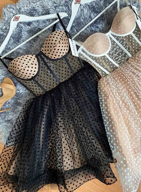 A-Line/Princess Sweetheart Sleeveless Short/Mini Homecoming Dresses with Lace-Up