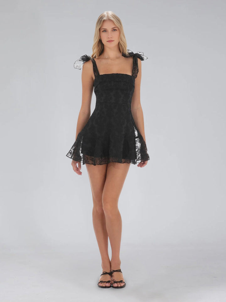 A-Line/Princess Pretty Square Neck Sleeveless Short/Mini Homecoming Dresses with Bows