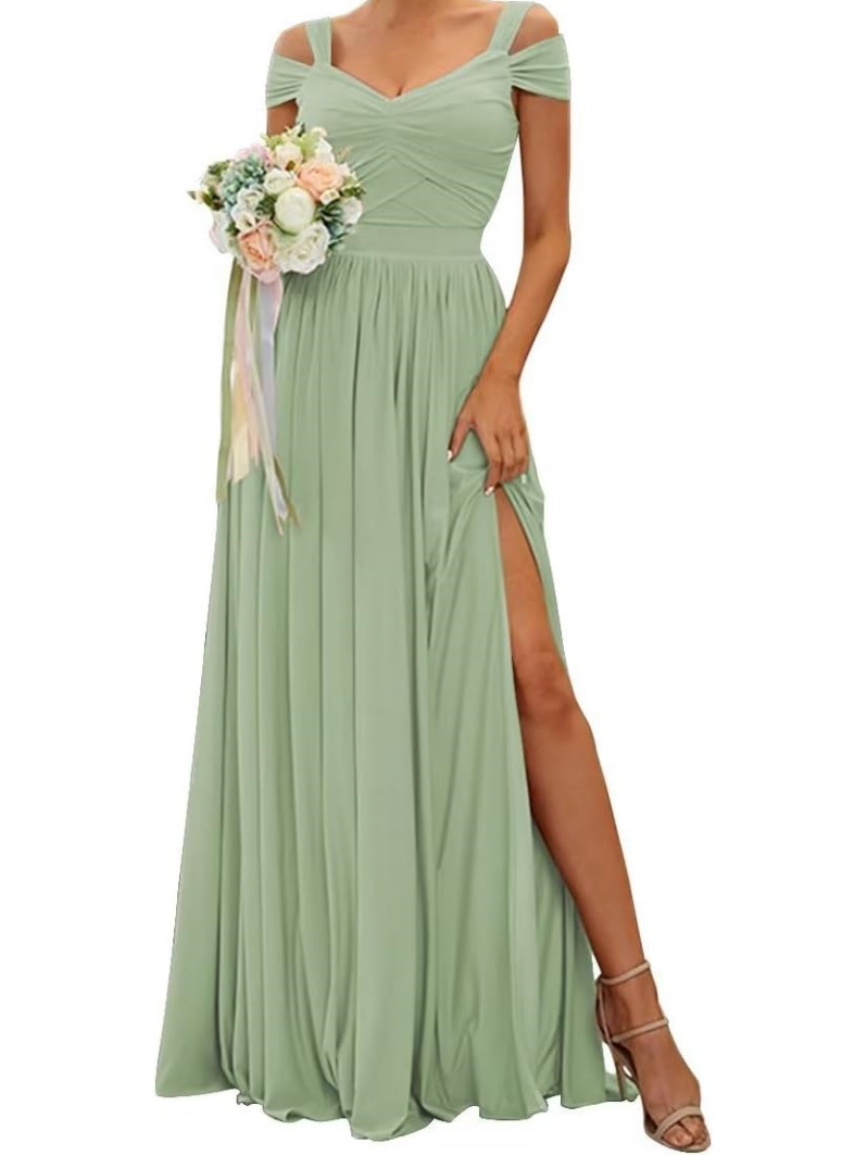 Off-the-Shoulder Bridesmaid Dresses - Mondressy UK Off-the-Shoulder Bridesmaid Dresses - Mondressy UK