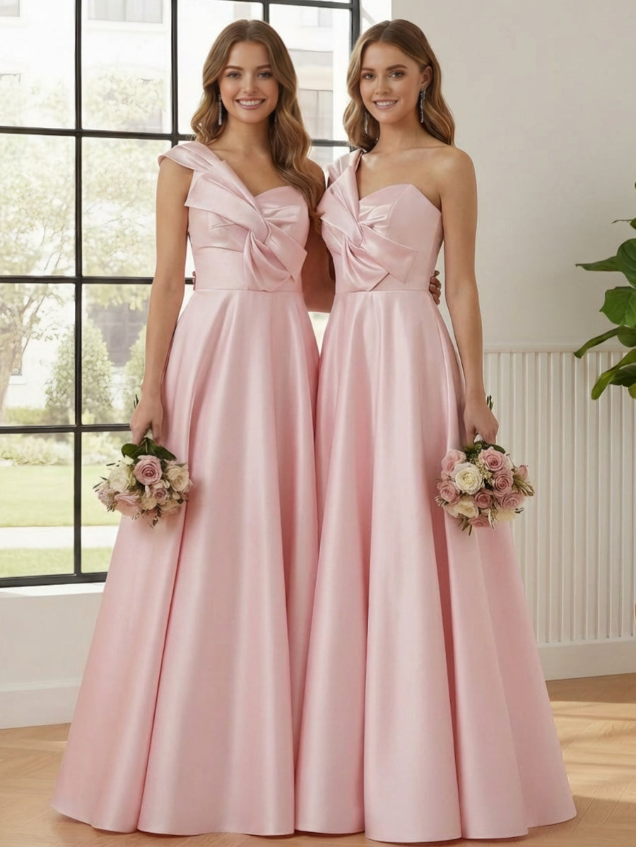 One-Shoulder Bridesmaid Dresses - Mondressy UK One-Shoulder Bridesmaid Dresses - Mondressy UK
