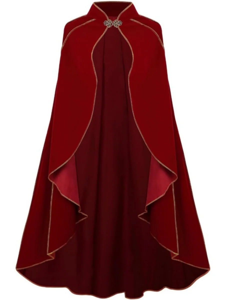 Retro Vintage Punk &amp; Gothic Medieval Plague Doctor Witches Cosplay Cloak