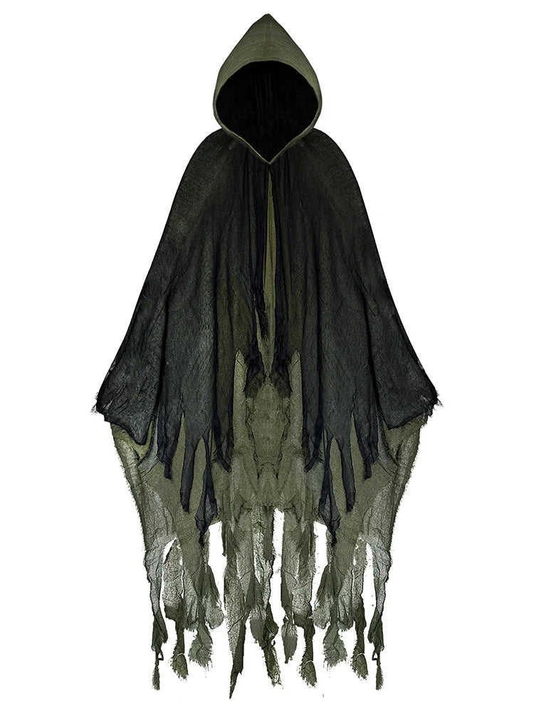 Retro Vintage Punk &amp; Gothic Medieval Plague Doctor Witches Cosplay Cloak