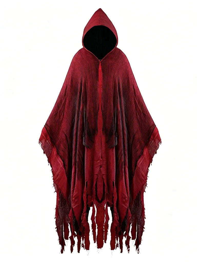 Retro Vintage Punk &amp; Gothic Medieval Plague Doctor Witches Cosplay Cloak