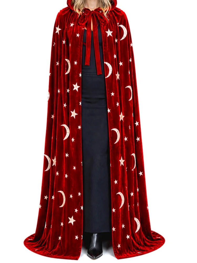 Retro Vintage Punk &amp; Gothic Medieval Plague Doctor Witches Cosplay Cloak