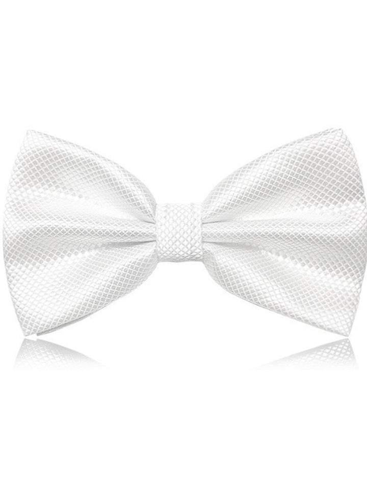 Men's Classic Bow Ties Formal Solid Tie - Plaid