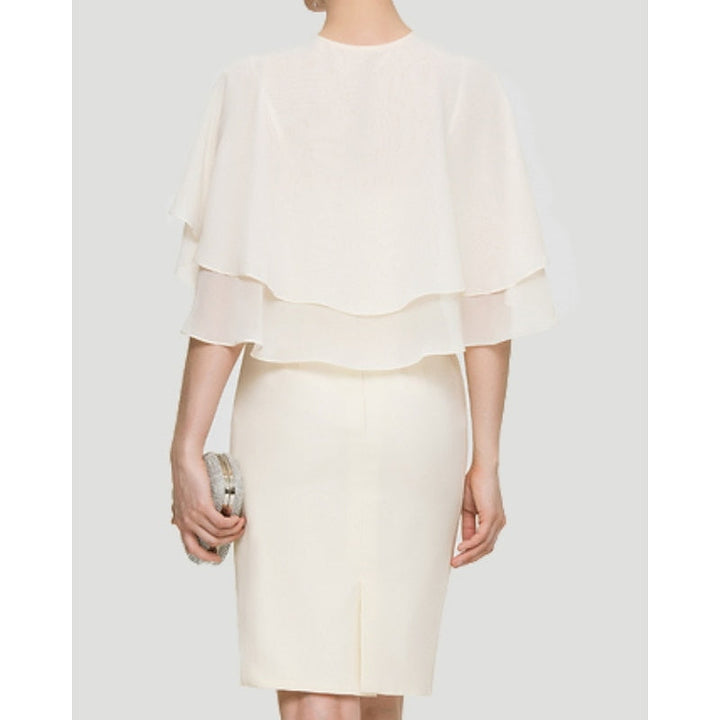 Women's Wedding Guest Sleeveless Chiffon  Bolero Wrap/Shawl with Pure colour