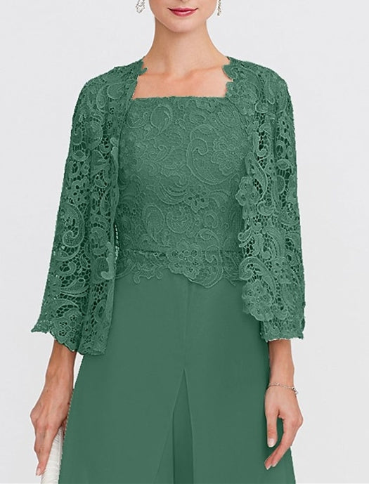 Women's Wedding Guest 3/4 Length Sleeves Floral Lace Bolero Coats / Ja - Mondressy UK Women's Wedding Guest 3/4 Length Sleeves Floral Lace Bolero Coats / Ja - Mondressy UK
