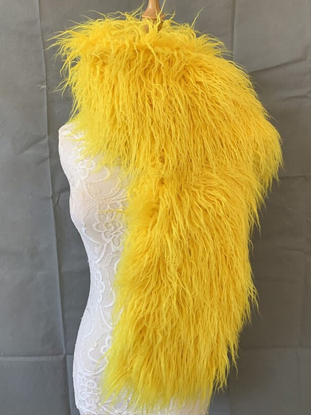 Women's Solid colour Sleeveless Faux Fur Casual Wedding Wrap