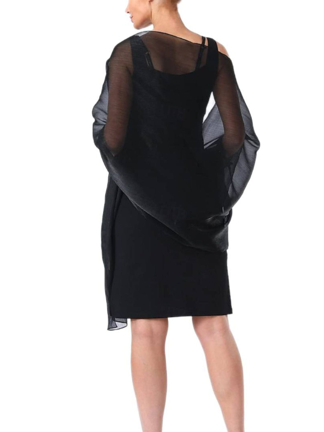 Women's Sparkling Pure colour Tulle Soft Elegant Shawl