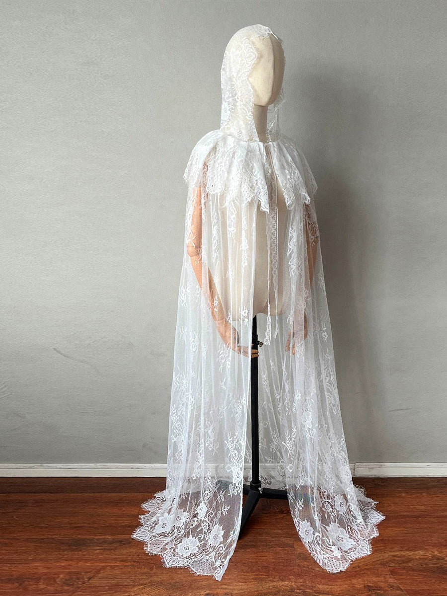 Women's Delicated Lace Solid colour Wedding Wraps