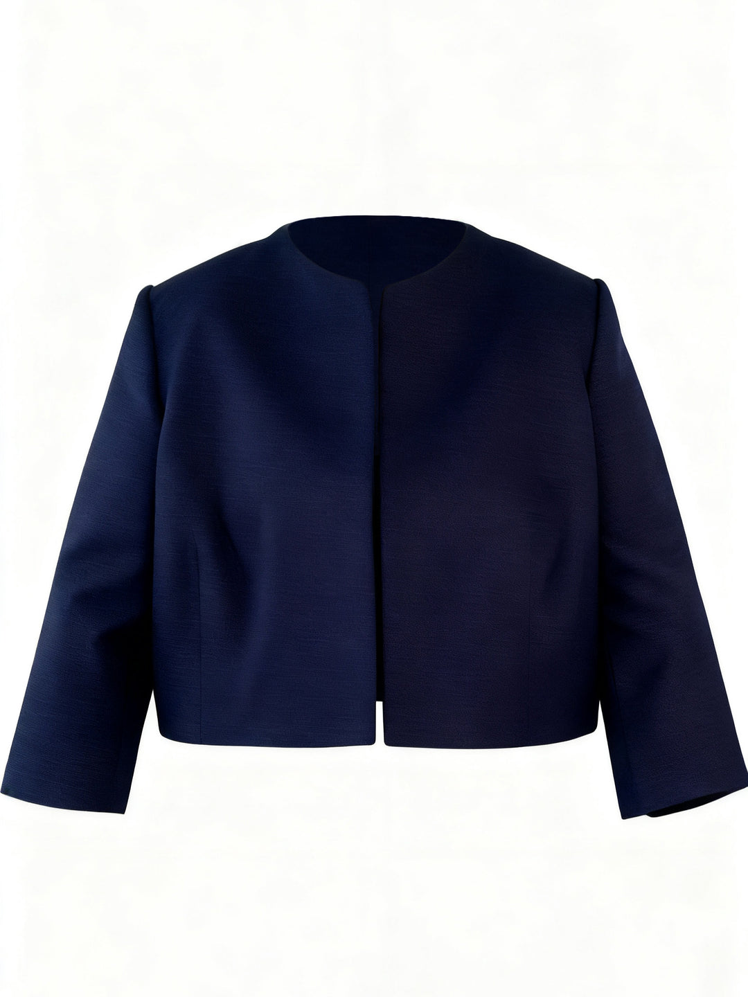 Elegant 3/4 Sleeves Satin Wraps With Pure colour