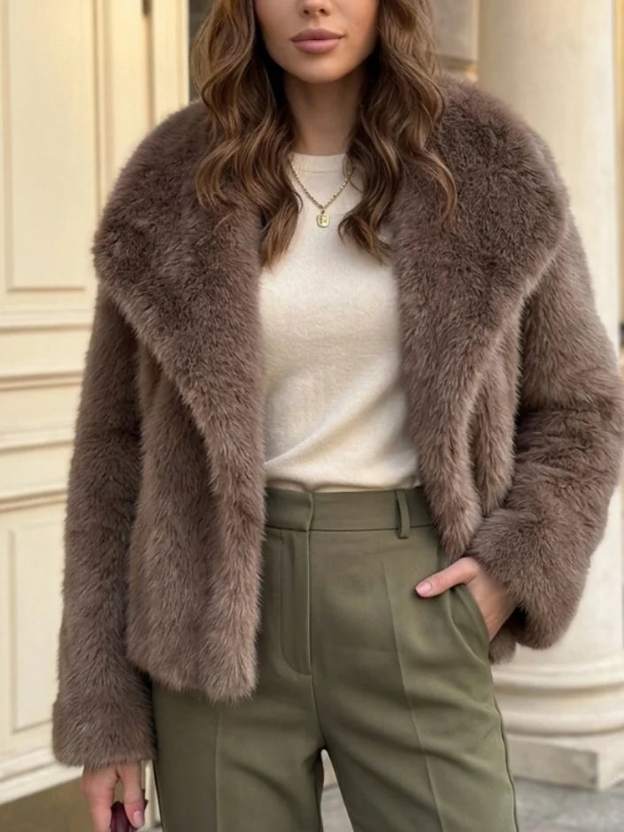 Women¡®s Luxury Faux Fur Warm Bolero Wraps