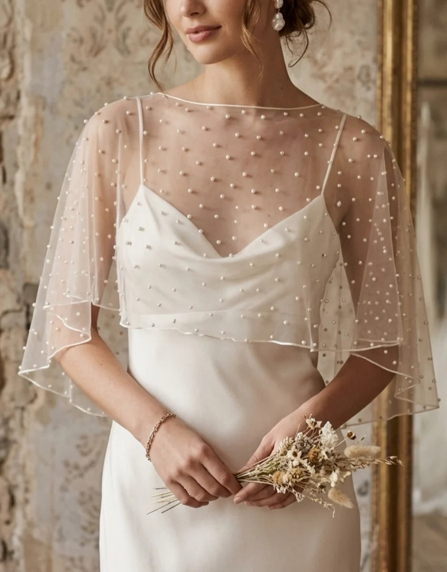 Scoop Faux Pearl Bridal&