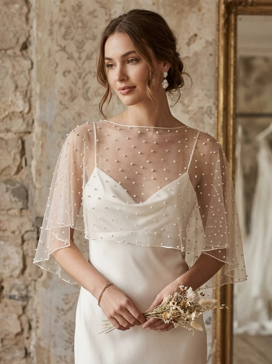 Scoop Faux Pearl Bridal&