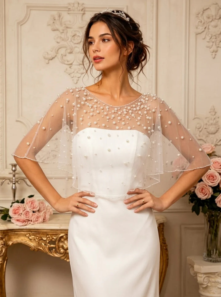 Scoop Faux Pearl Bridal&