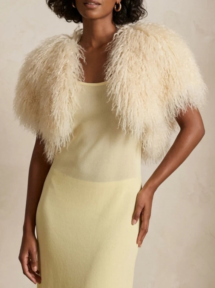 Shawls Party Wraps Heart Shape Sleeveless Faux Fur Wedding/Party Wraps With Feathers / Fur