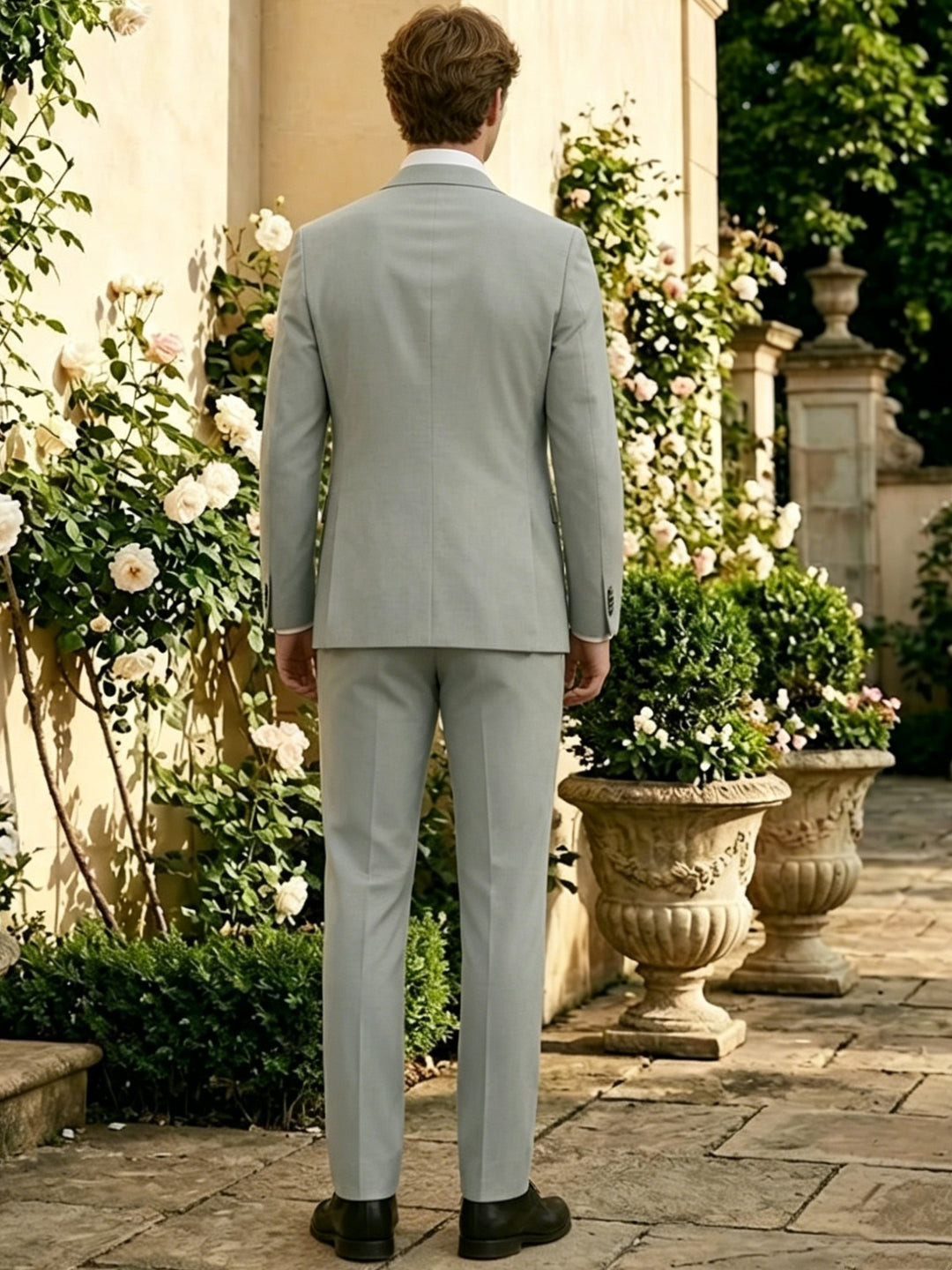 Men's Tailored Suit Jacket, 2-Piece, Fitted and Stretchable for Comfort