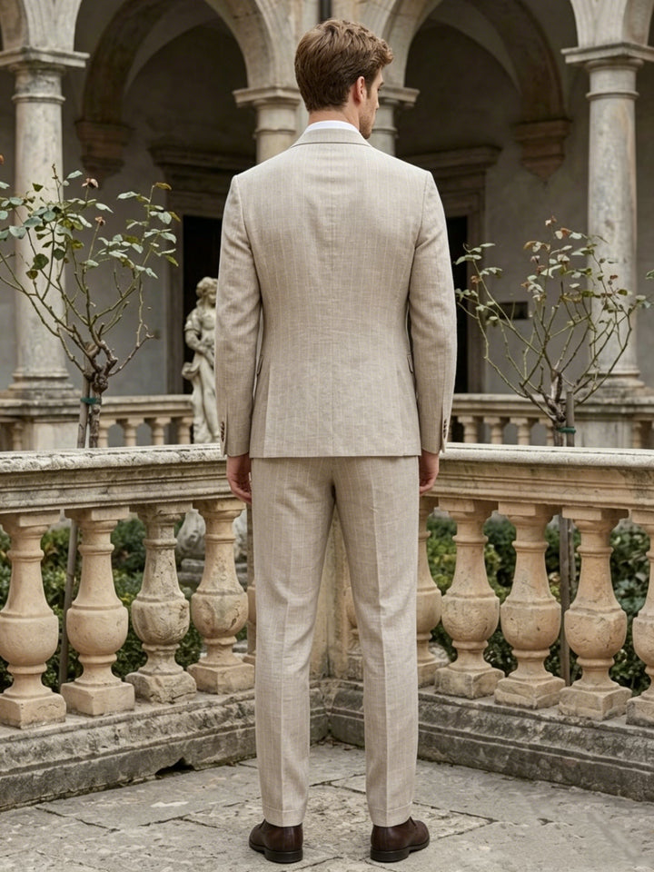 Men's Comfortable Beige Jacket