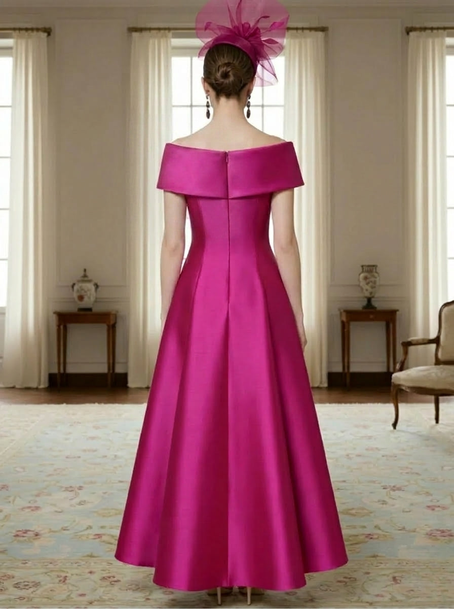 A-Line/Princess Short Sleeves Mother of the Bride Dresses with Bowknot