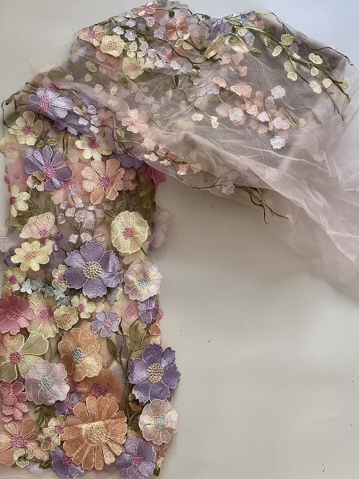 Sheath/Column Long Sleeves Tea-Length Mother of the Bride Dresses with Appliques