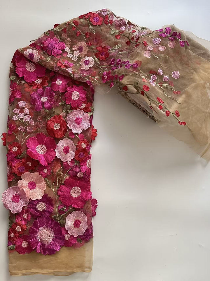 Sheath/Column Long Sleeves Tea-Length Mother of the Bride Dresses with Appliques