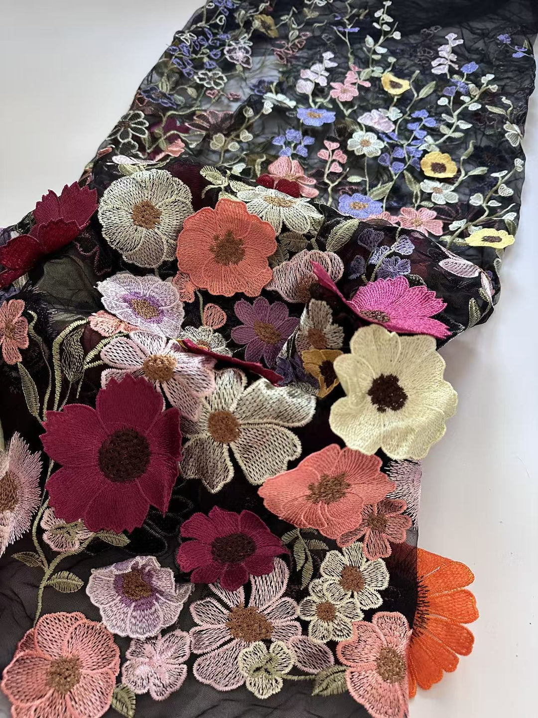 Sheath/Column Long Sleeves Tea-Length Mother of the Bride Dresses with Appliques