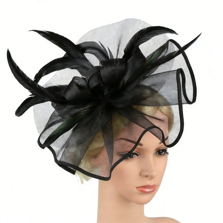 Mother of the Bride Feathered Fascinator Hat