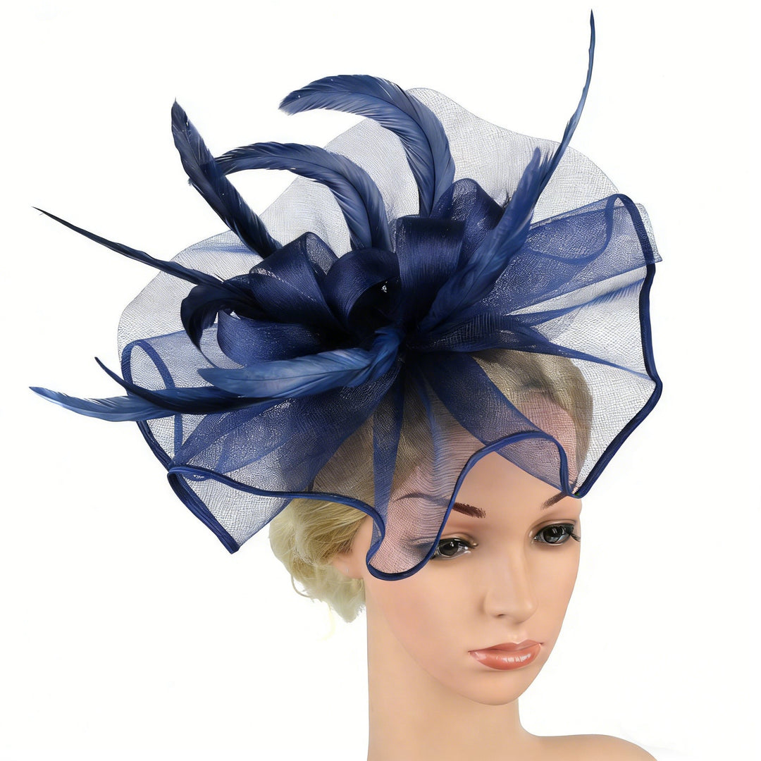 Mother of the Bride Feathered Fascinator Hat