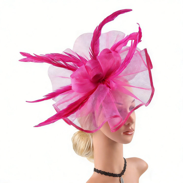 Mother of the Bride Feathered Fascinator Hat