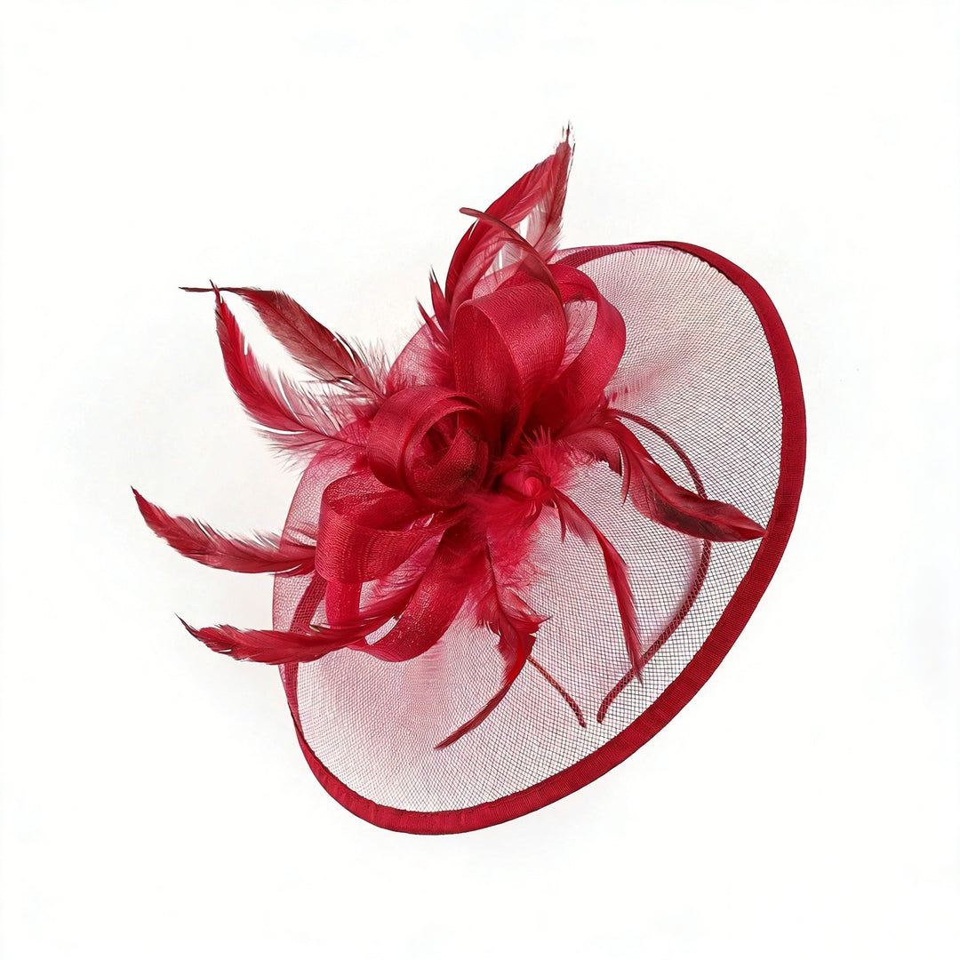 Mother of the Bride Feathered Fascinator Hat Matches Occasion Wear