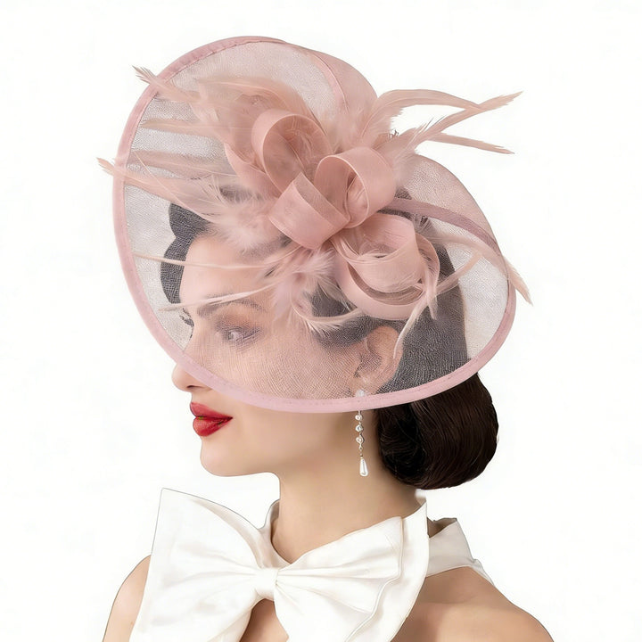 Mother of the Bride Feathered Fascinator Hat Matches Occasion Wear