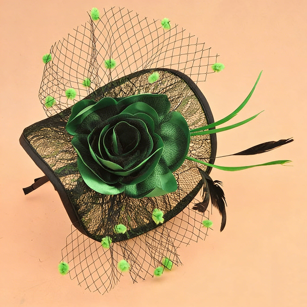 Elegant Wedding Guest Hat Feather Ladies Day Out Hatinator