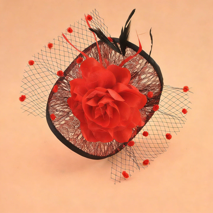 Elegant Wedding Guest Hat Feather Ladies Day Out Hatinator