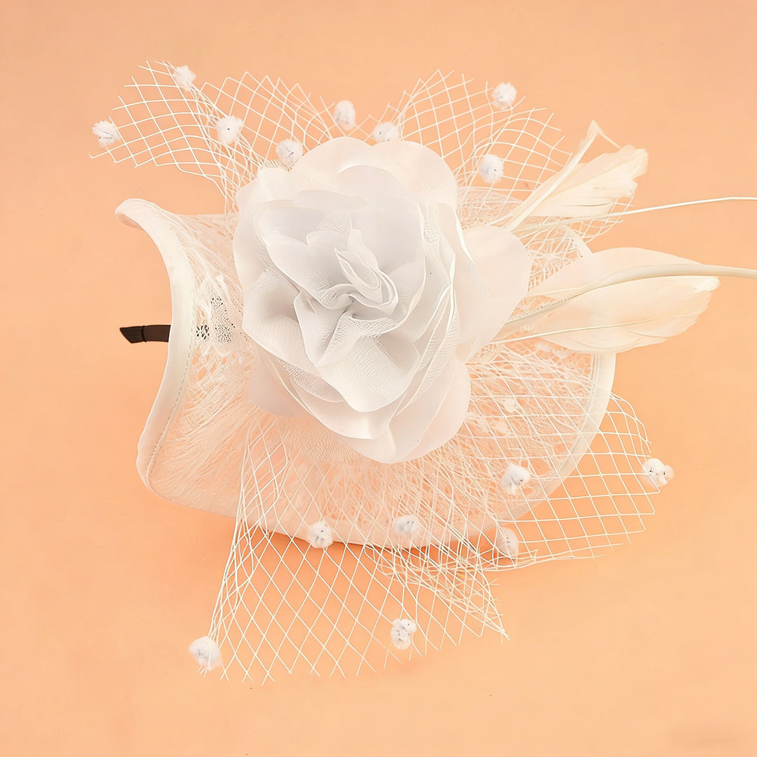 Elegant Wedding Guest Hat Feather Ladies Day Out Hatinator