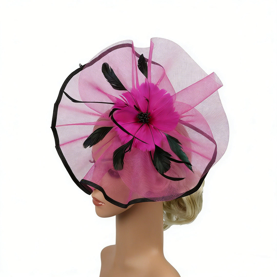 Mother of the Bride Feathered Fascinator Secure headband fit