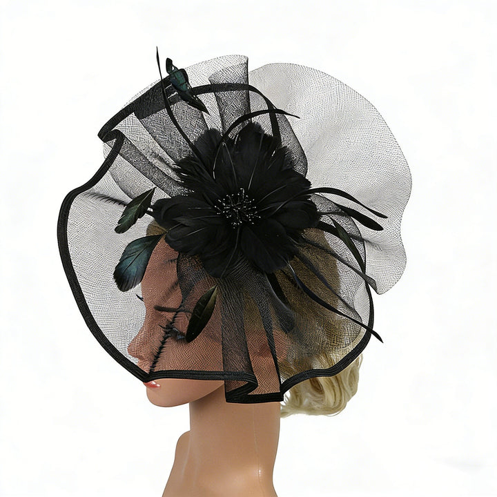 Mother of the Bride Feathered Fascinator Secure headband fit
