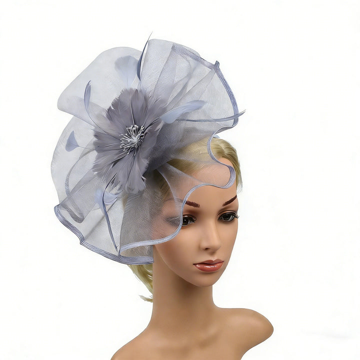 Mother of the Bride Feathered Fascinator Secure headband fit