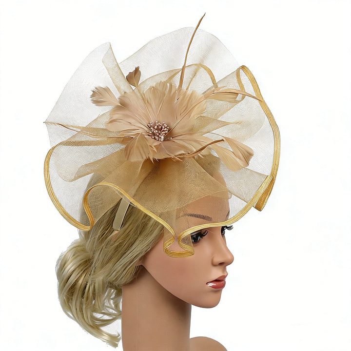 Mother of the Bride Feathered Fascinator Secure headband fit