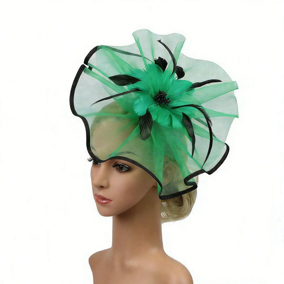 Mother of the Bride Feathered Fascinator Secure headband fit