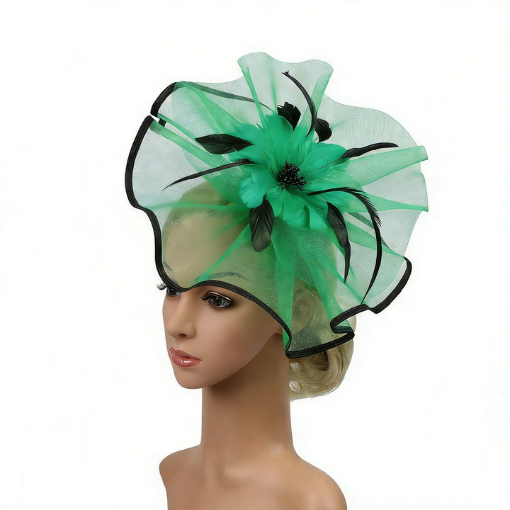 Mother of the Bride Feathered Fascinator Secure headband fit