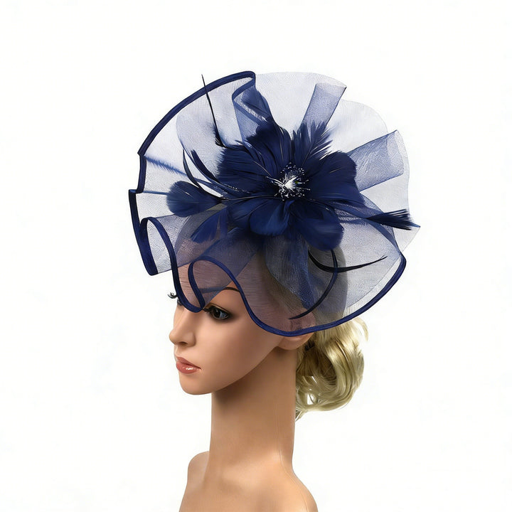 Mother of the Bride Feathered Fascinator Secure headband fit