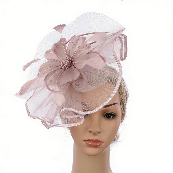 Mother of the Bride Feathered Fascinator Secure headband fit