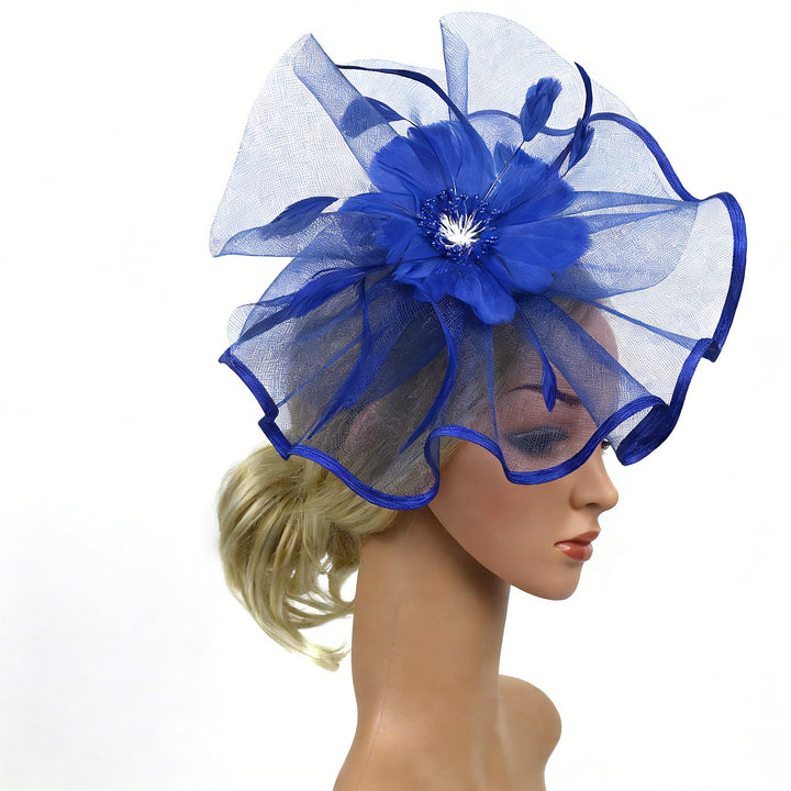 Mother of the Bride Feathered Fascinator Secure headband fit